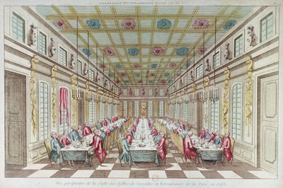 Feast Given at the Chateau de Versailles in Celebration of the Peace at the End of the Seven Years War, 1763 by French School